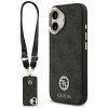 Etui Guess 4G Strass Logo & Big Strap    Metal Buttons MagSafe do iPhone 17 czarny